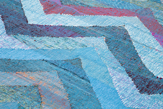 12x14 Blue Contemporary Area Rug - 35539