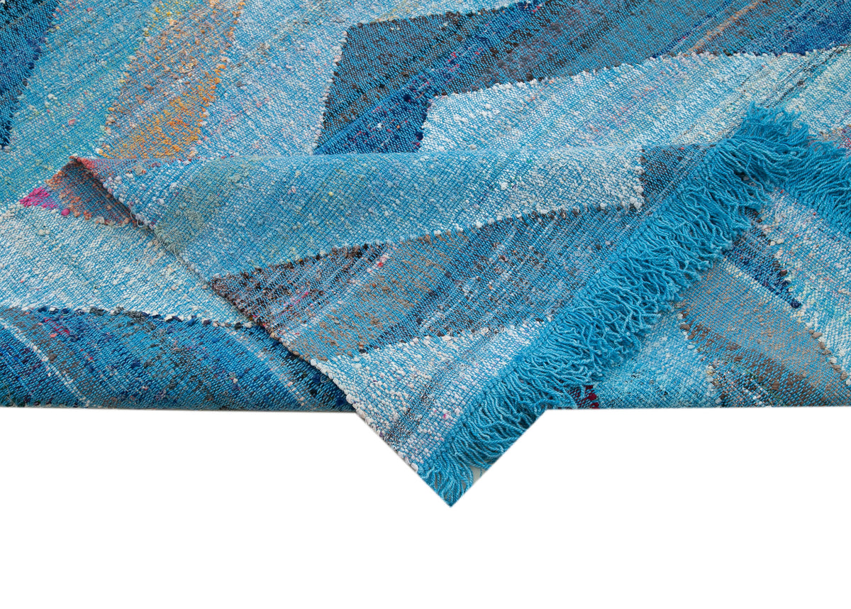 12x14 Blue Contemporary Area Rug - 35539