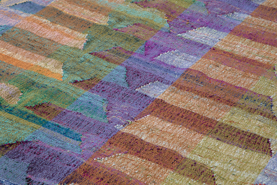 10x14 Multicolor Contemporary Area Rug - 35541