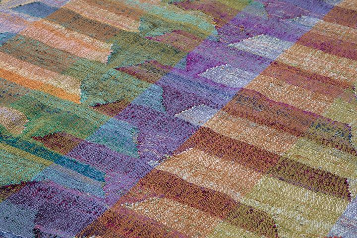 10x14 Multicolor Contemporary Area Rug - 35541