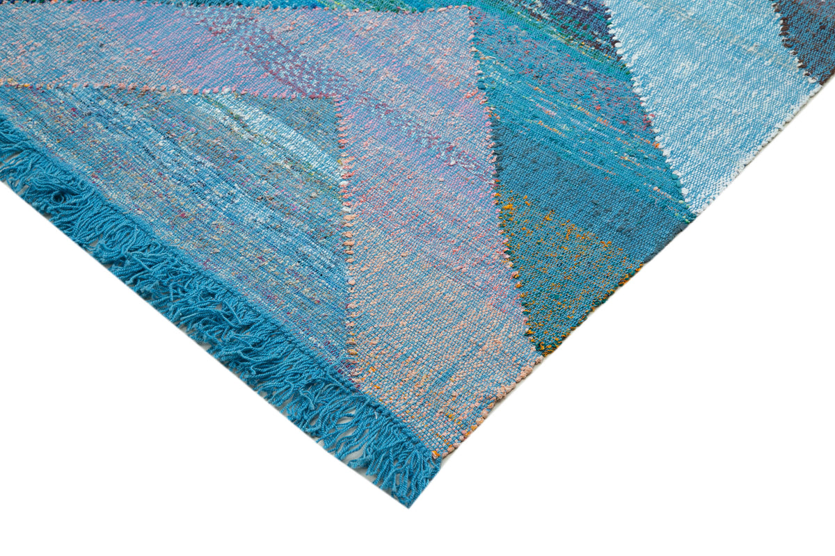 10x17 Blue Contemporary Area Rug - 35549