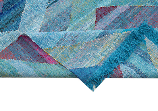 10x17 Blue Contemporary Area Rug - 35549