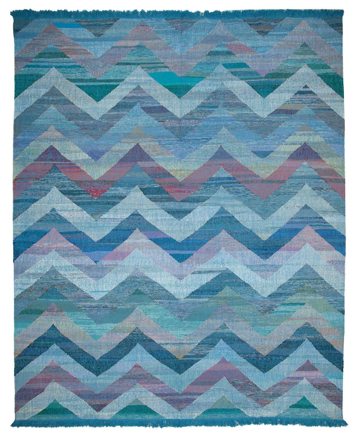 13x16 Blue Contemporary Area Rug - 35553