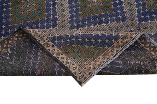 6x12 Brown Vintage Turkish Kilim Rug - 35557