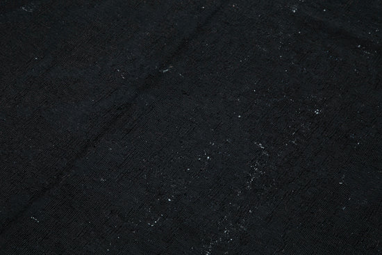 6x10 Black Vintage Turkish Kilim Rug - 35560