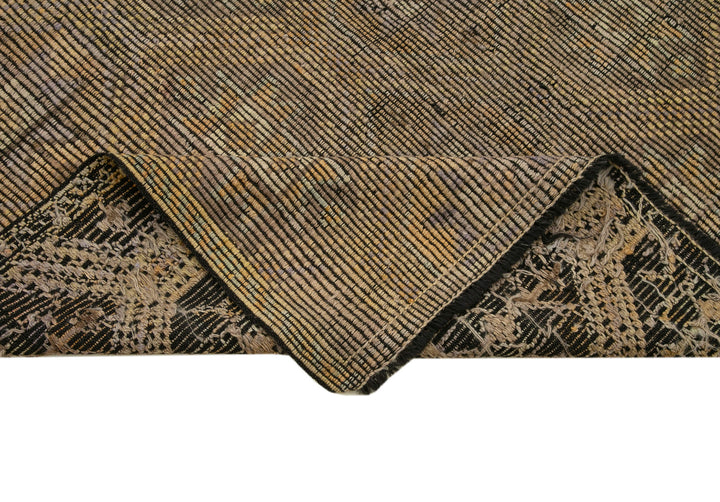 5x11 Beige Vintage Turkish Kilim Rug - 35641