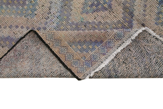 6x11 Beige Vintage Turkish Kilim Rug - 35667