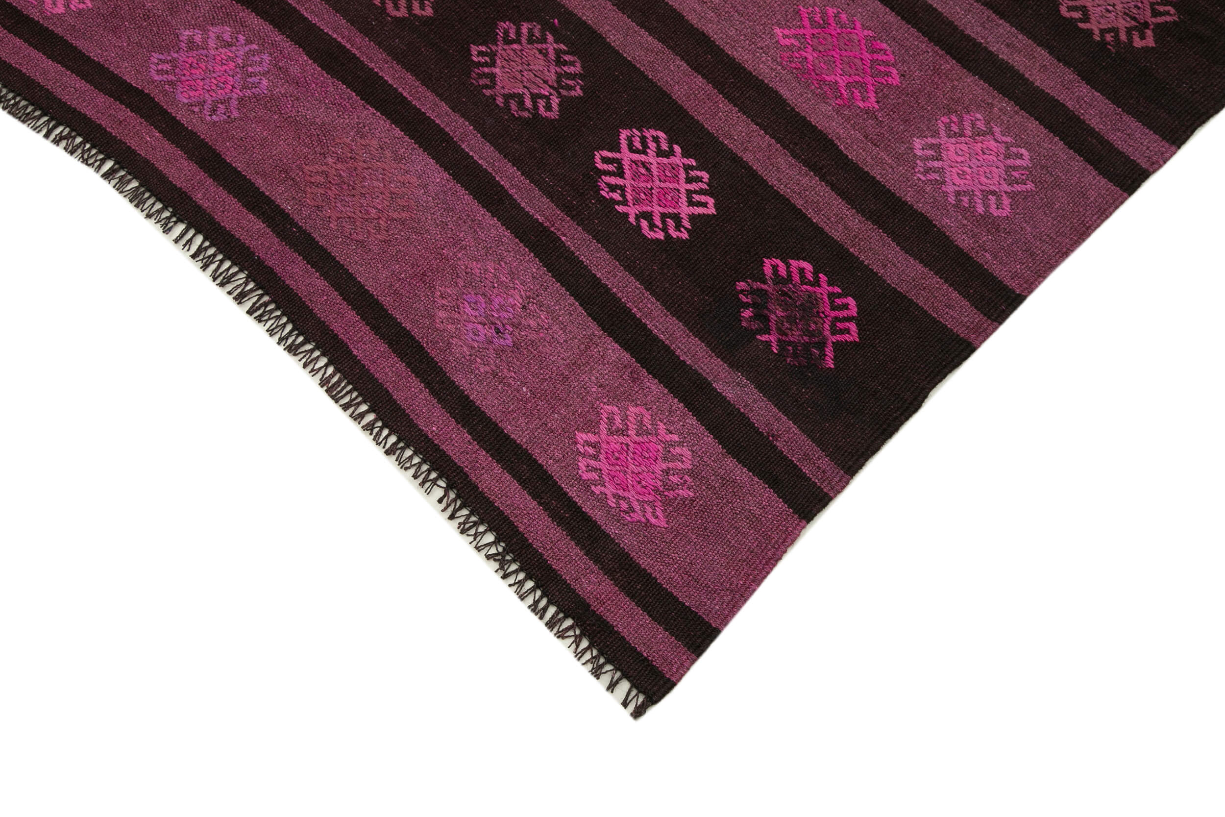 6x10 Pink Vintage Turkish Kilim Rug - 35671