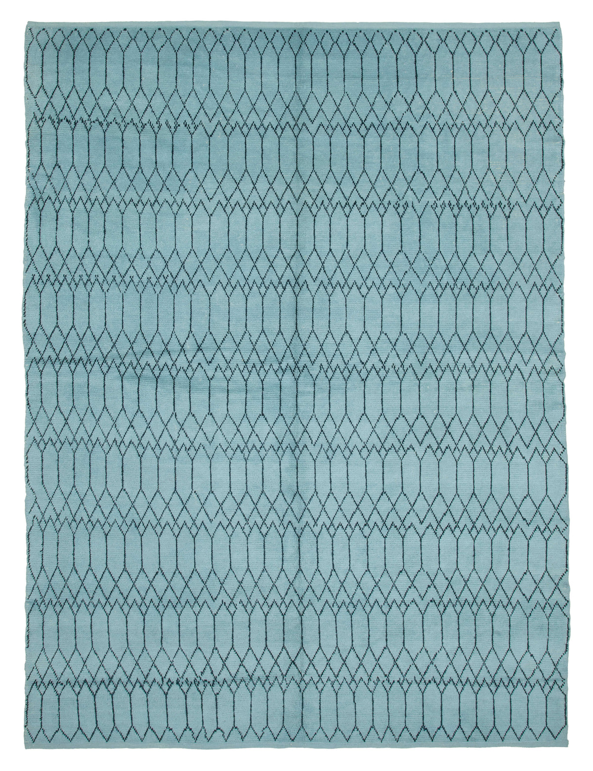 9x12 Blue Moroccan Rug - 35740