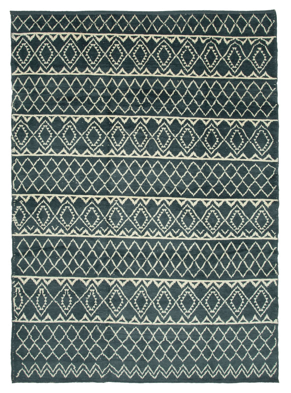 9x12 Grey Moroccan Rug - 35741
