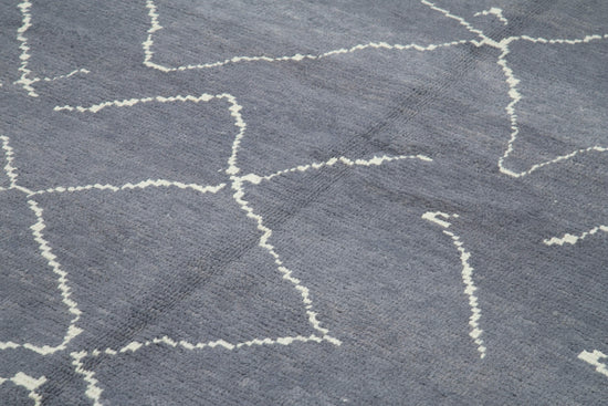 8x12 Grey Moroccan Rug - 35742