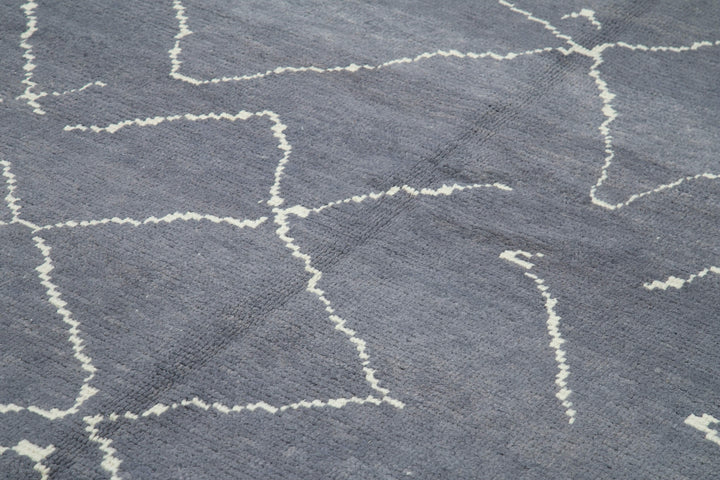 8x12 Grey Moroccan Rug - 35742