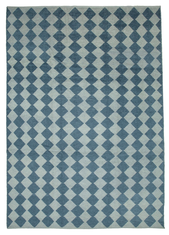 10x14 Blue Moroccan Rug - 35744