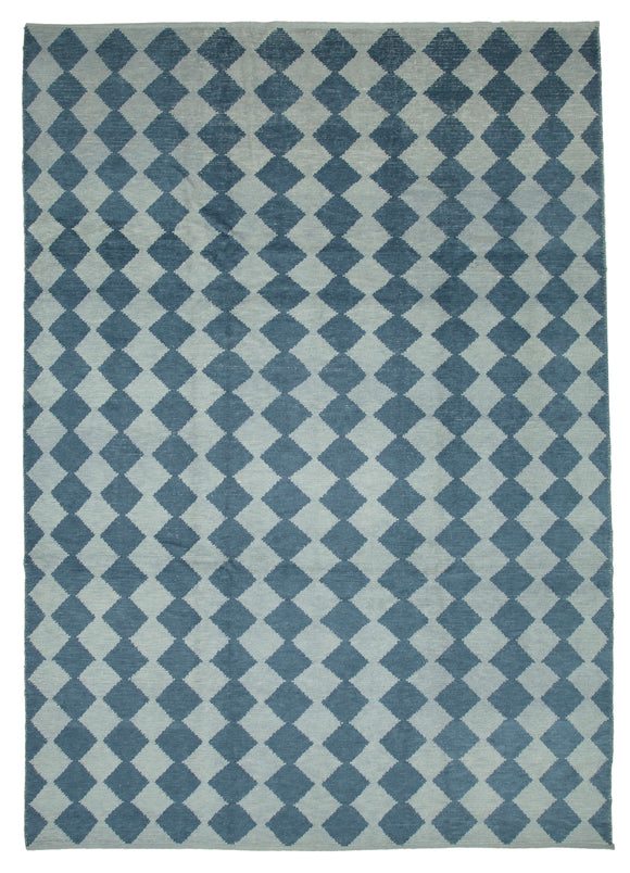 10x14 Blue Moroccan Rug - 35744