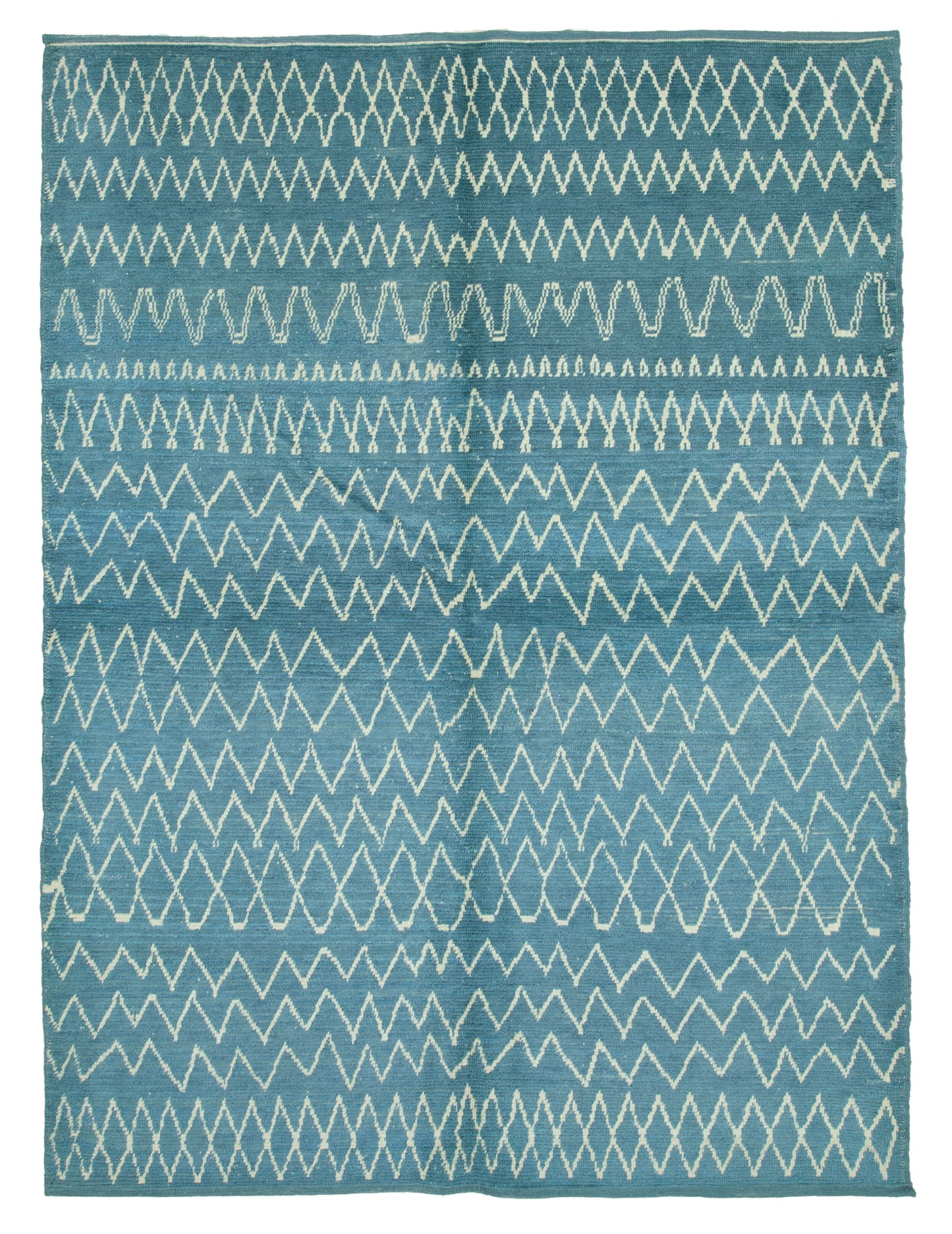 7x10 Blue Moroccan Rug - 35746