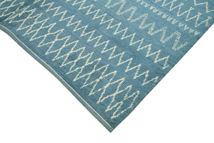 7x10 Blue Moroccan Rug - 35746