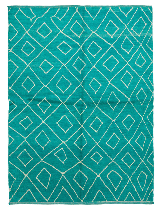 8x10 Turquoise Moroccan Rug - 35750
