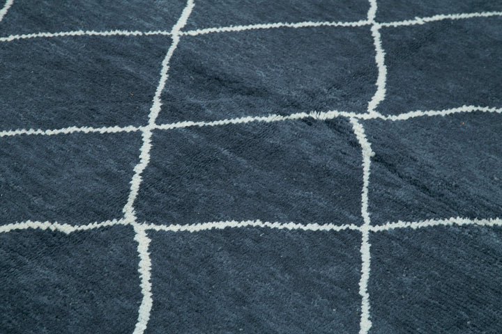 8x10 Blue Moroccan Rug - 35751