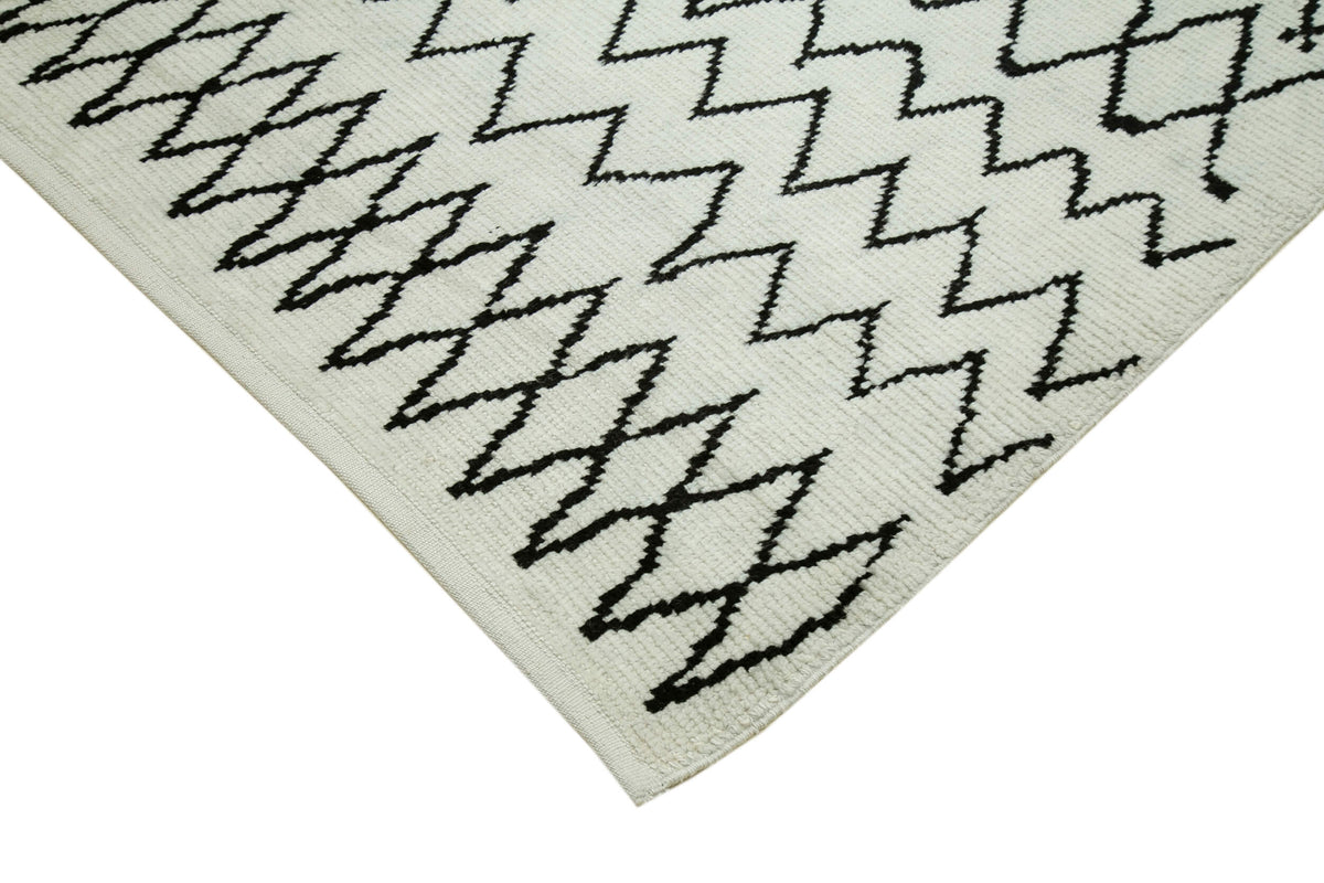 7x10 Beige Moroccan Rug - 35752