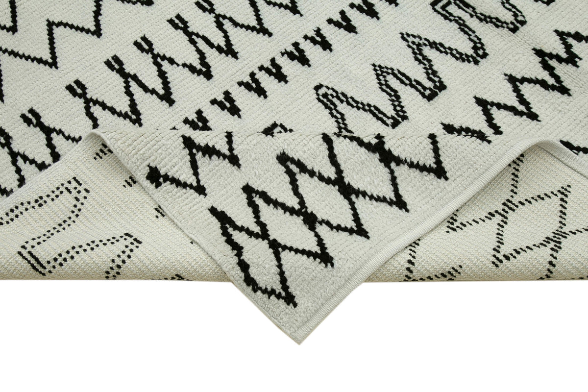 7x10 Beige Moroccan Rug - 35752