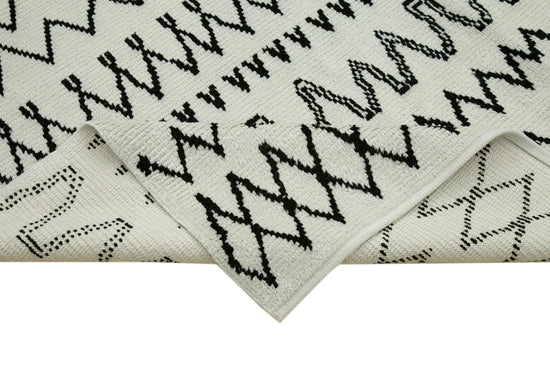 7x10 Beige Moroccan Rug - 35752