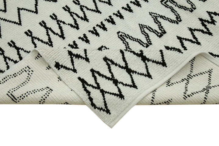 7x10 Beige Moroccan Rug - 35752