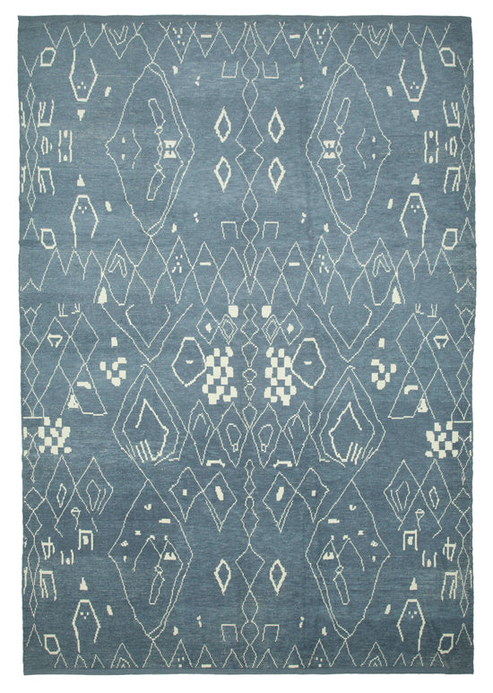 10x14 Grey Moroccan Rug - 35759