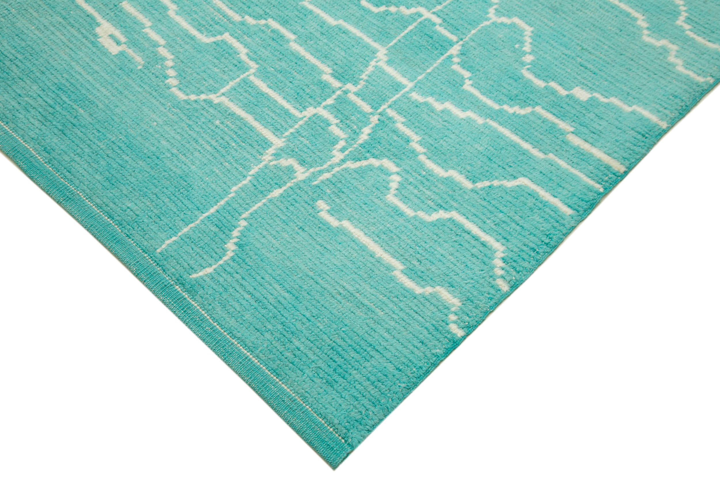 7x11 Turquoise Moroccan Rug - 35764