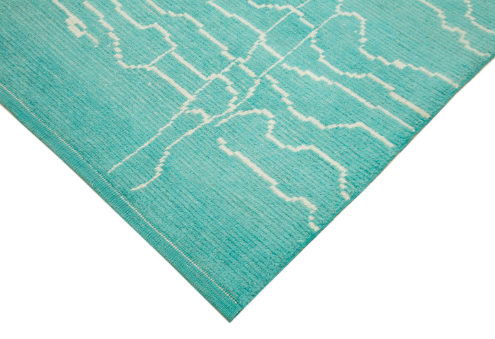 7x11 Turquoise Moroccan Rug - 35764