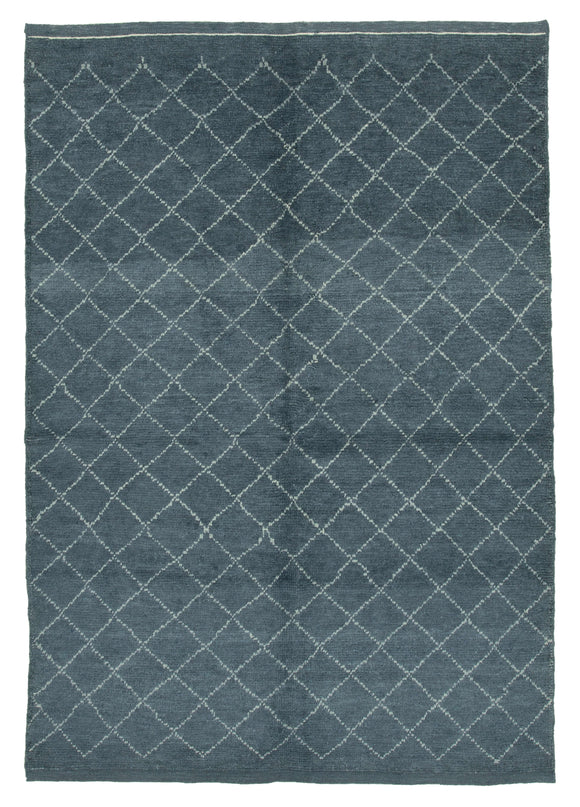 6x8 Blue Moroccan Rug - 35771