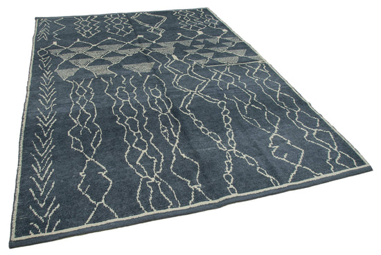 6x9 Grey Moroccan Rug - 35772
