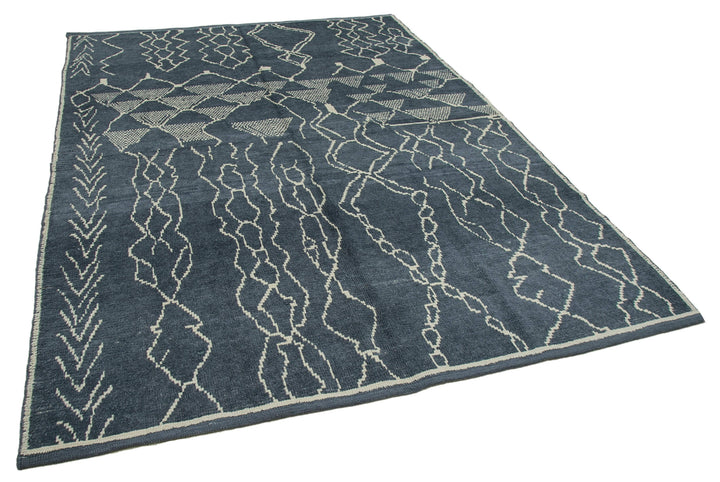 6x9 Grey Moroccan Rug - 35772