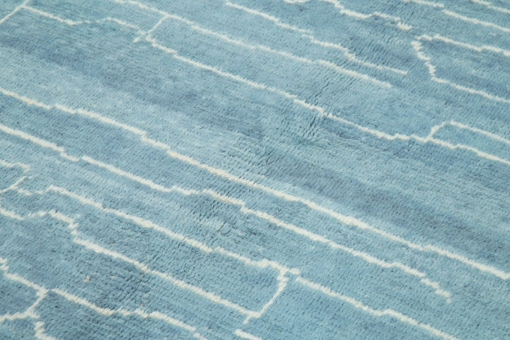 6x9 Blue Moroccan Rug - 35773