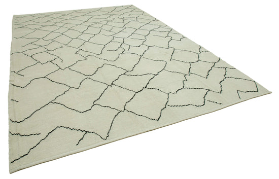 9x13 Beige Moroccan Rug - 35776