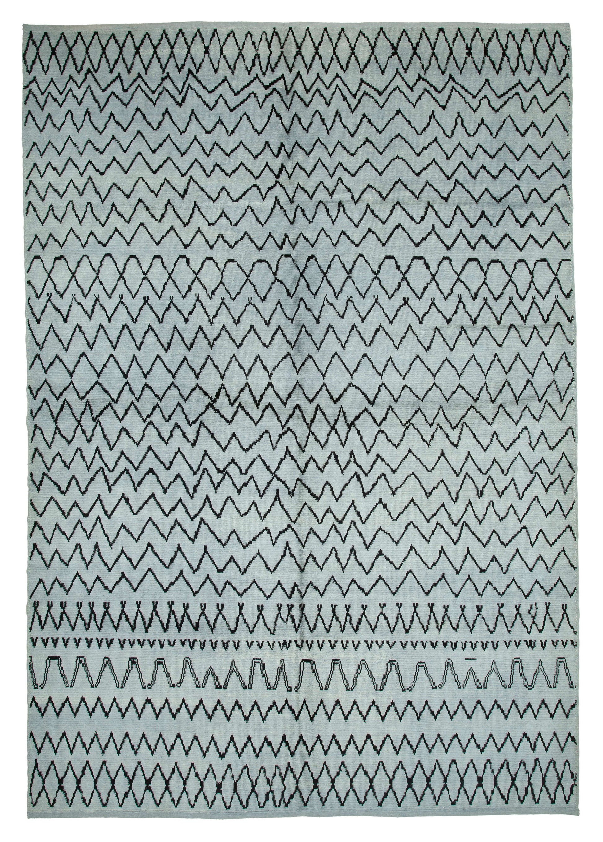 10x14 Blue Moroccan Rug - 35777
