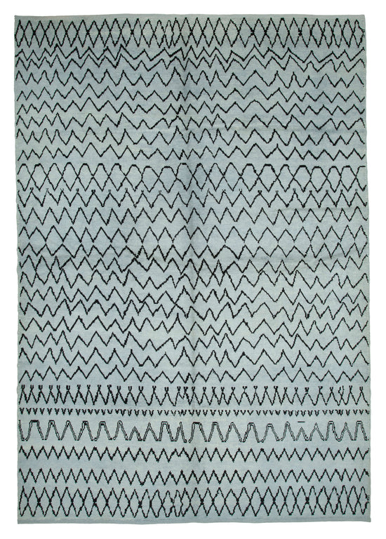 10x14 Blue Moroccan Rug - 35777