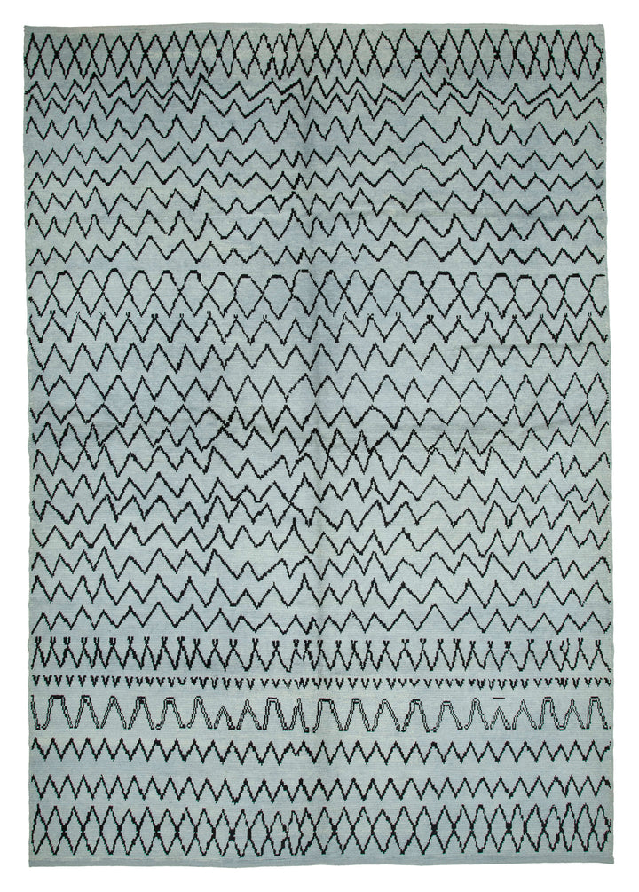 10x14 Blue Moroccan Rug - 35777