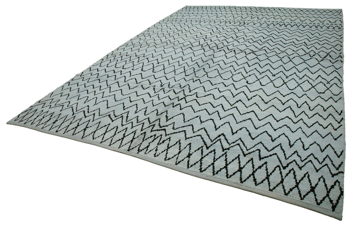 10x14 Blue Moroccan Rug - 35777