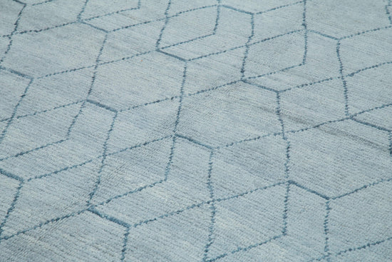 9x13 Blue Moroccan Rug - 35780