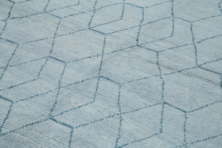 9x13 Blue Moroccan Rug - 35780