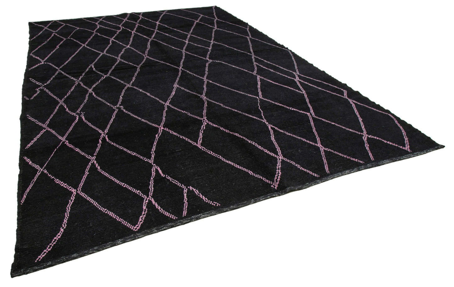 9x13 Black Moroccan Rug - 35783