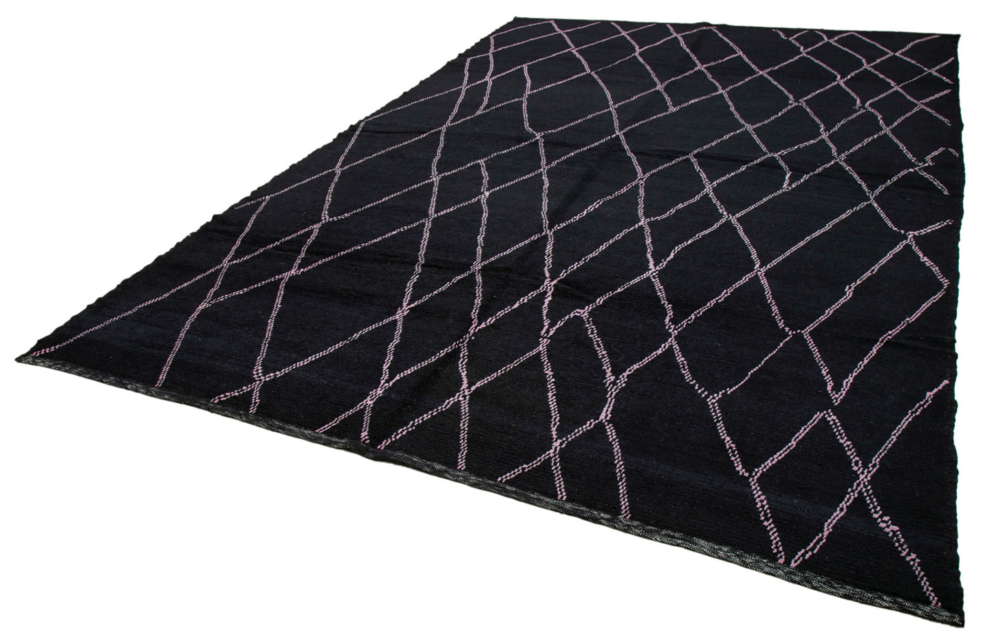 9x13 Black Moroccan Rug - 35783