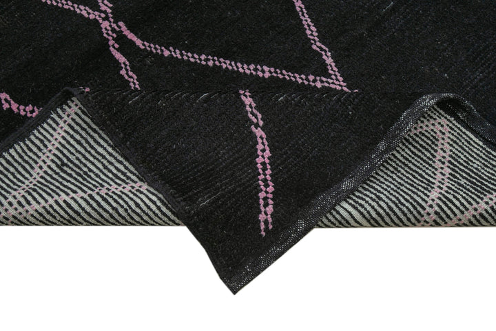 9x13 Black Moroccan Rug - 35783