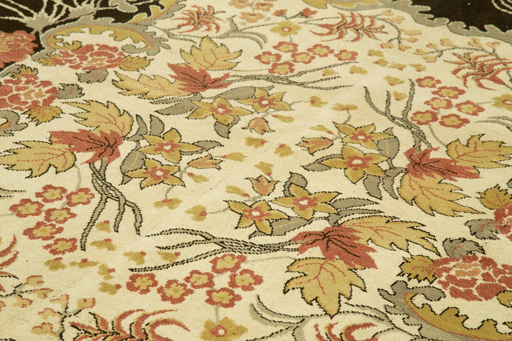 9x13 Beige Oushak Rug - 35788