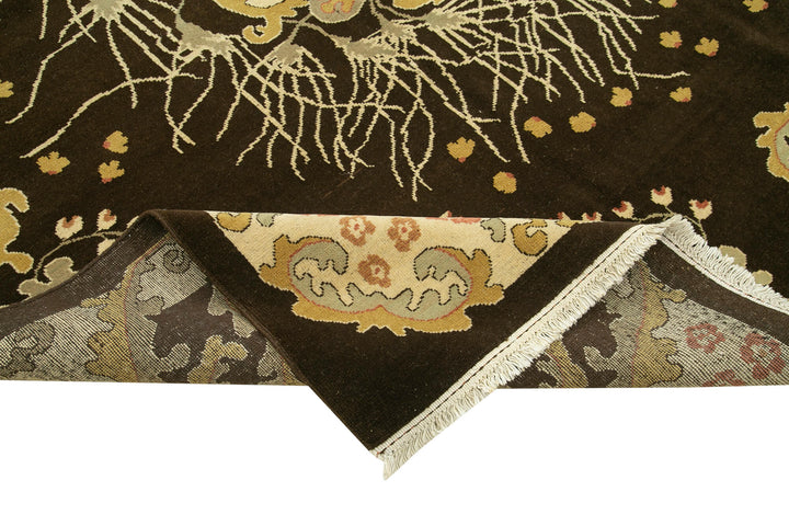 9x13 Beige Oushak Rug - 35788