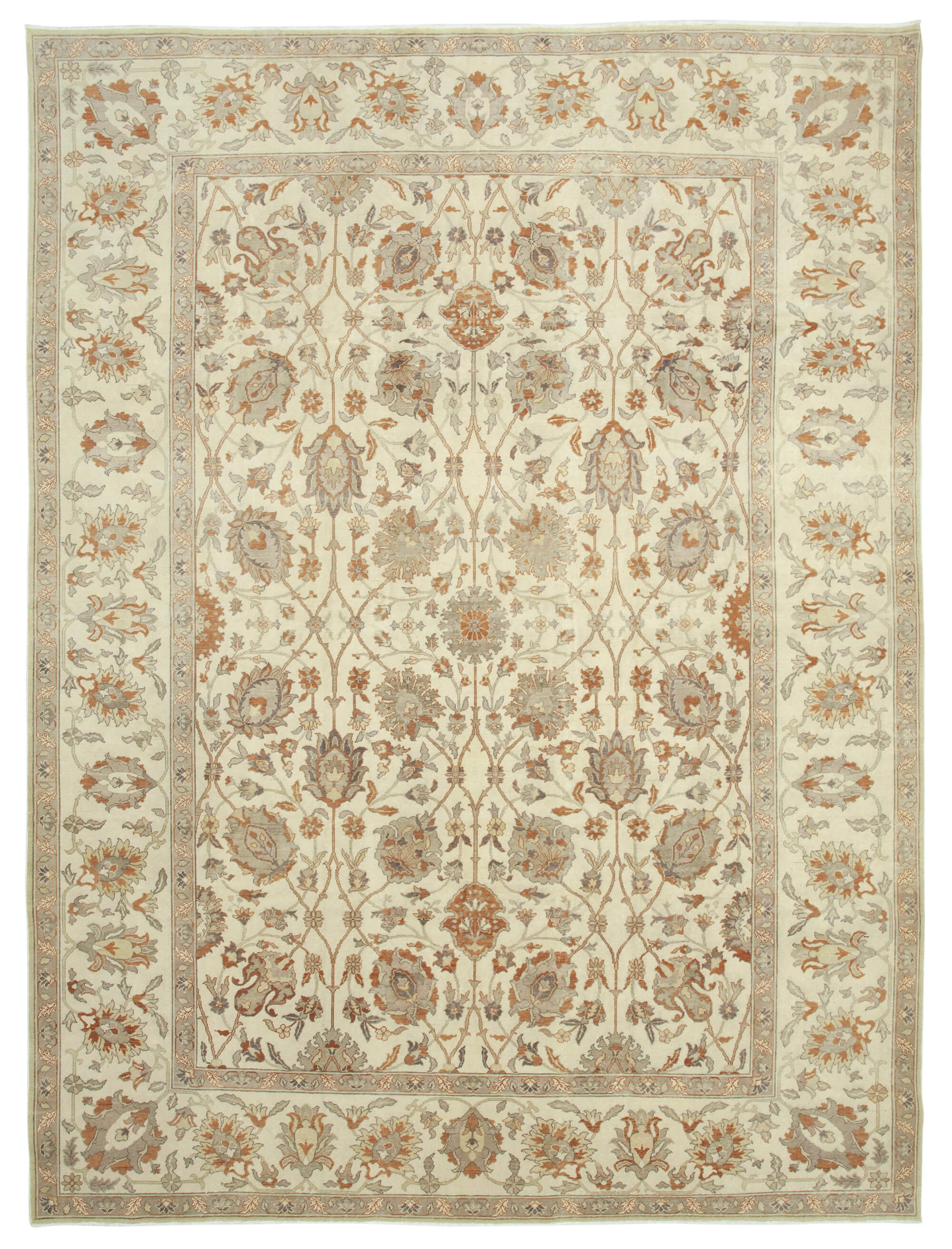 10x13 Beige Oushak Rug - 35791