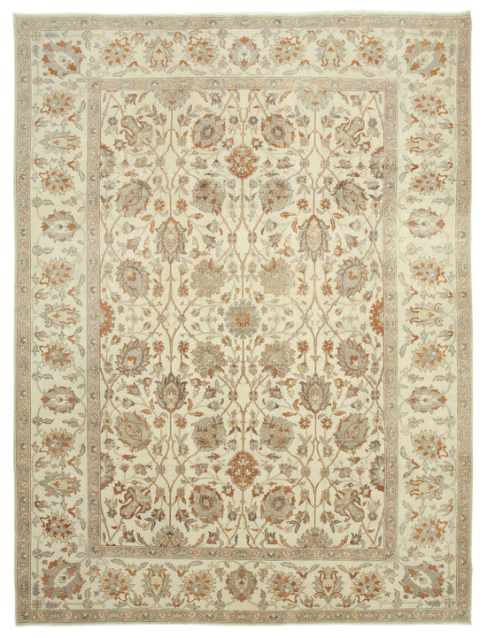 10x13 Beige Oushak Rug - 35791