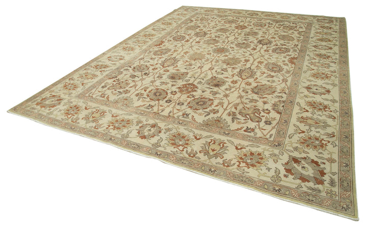 10x13 Beige Oushak Rug - 35791