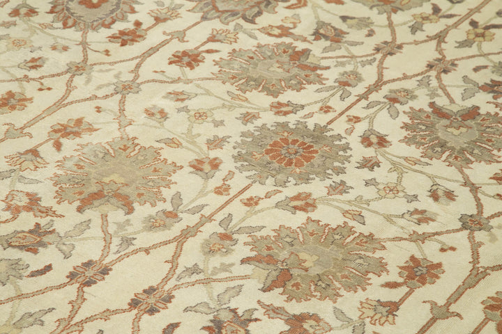 10x13 Beige Oushak Rug - 35791