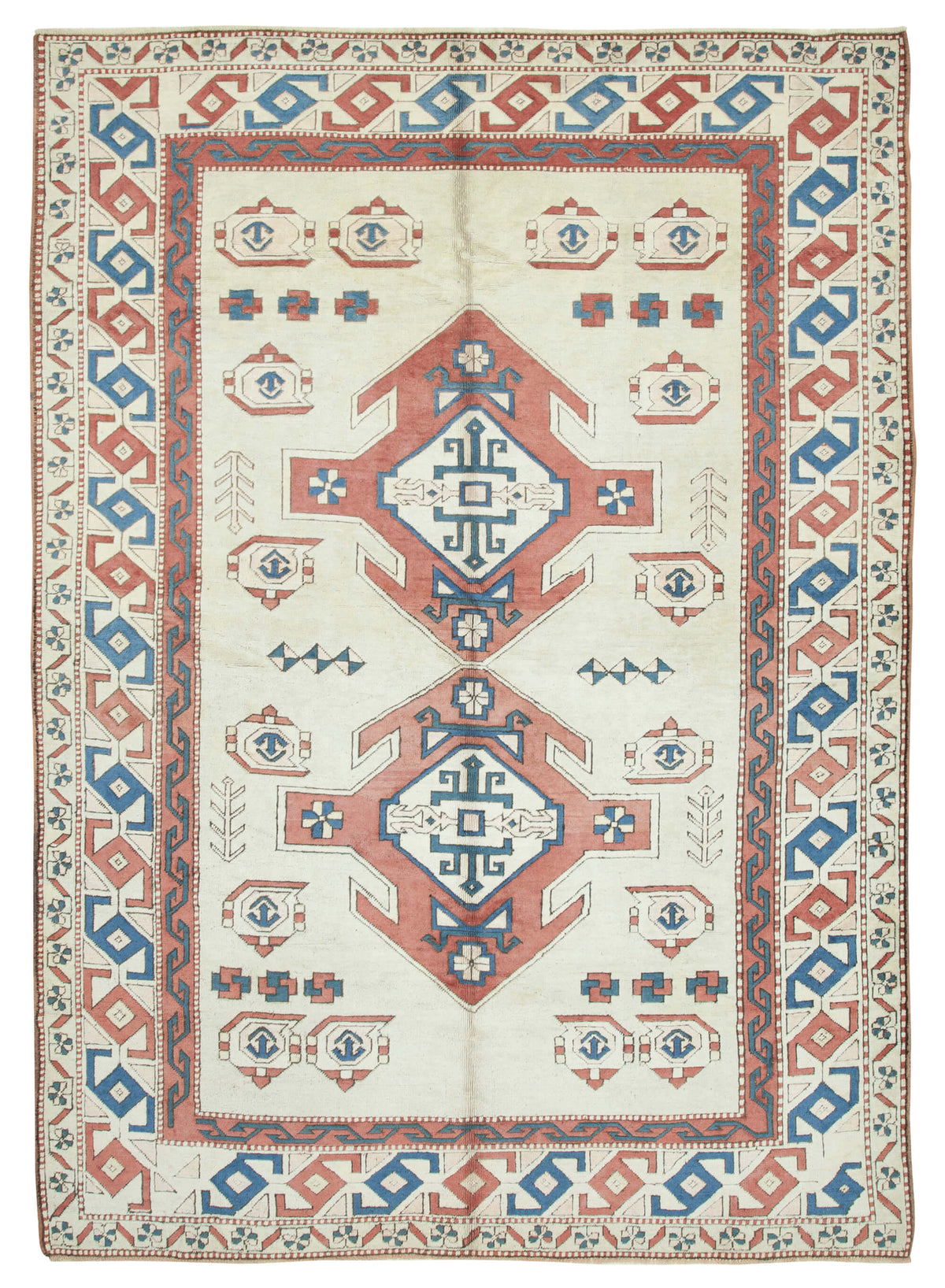 8x11 Beige Oushak Rug - 35793